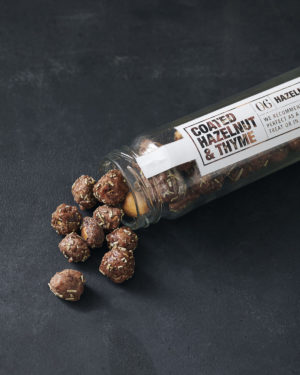 Caramelised hazelnuts, with rosemary, 70 g Caramelised hazelnuts, with rosemary, 70 g.