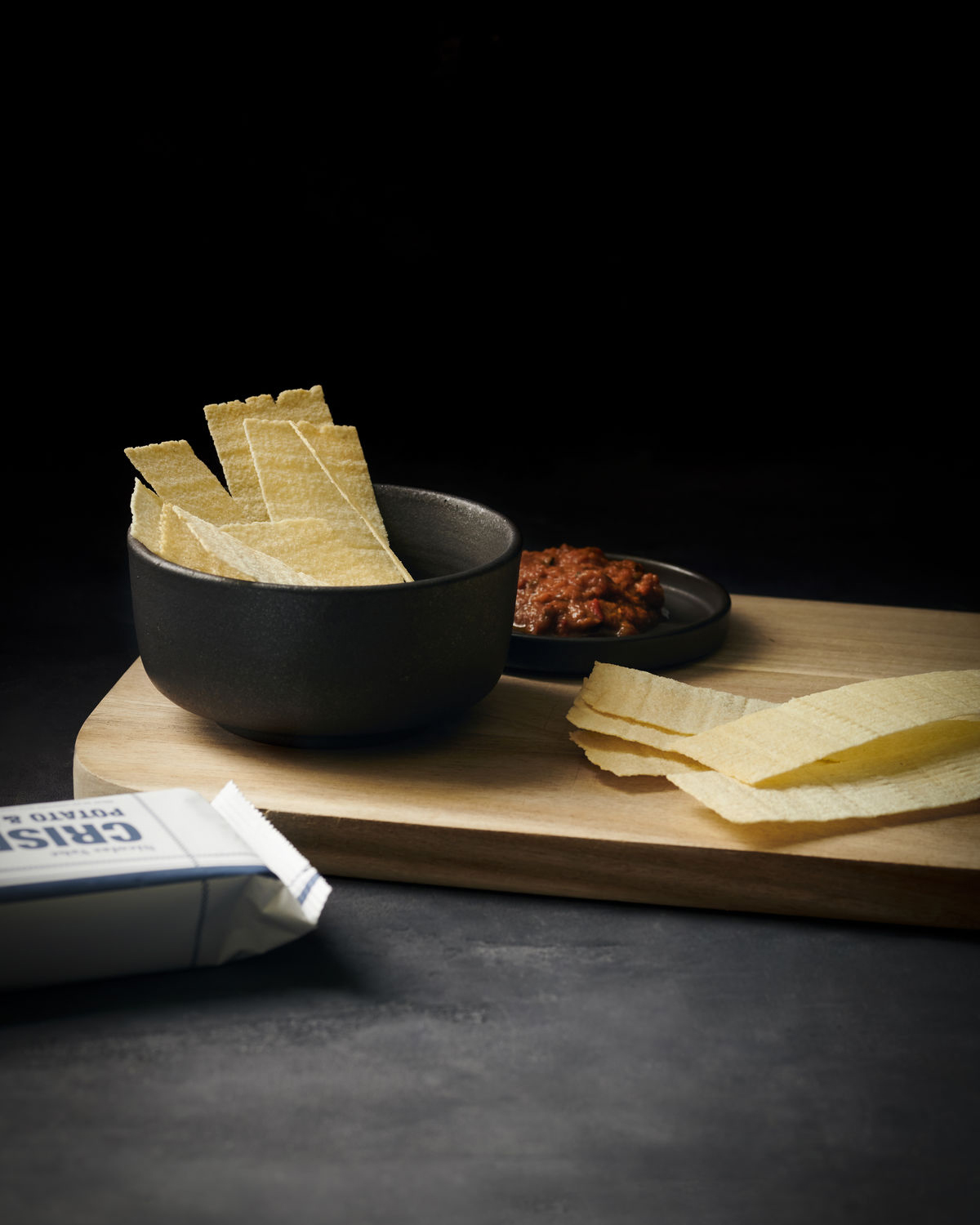 Crispy snack, Vinegar & Salt, 75 g Crispy snack, Vinegar & Salt, 75 g.