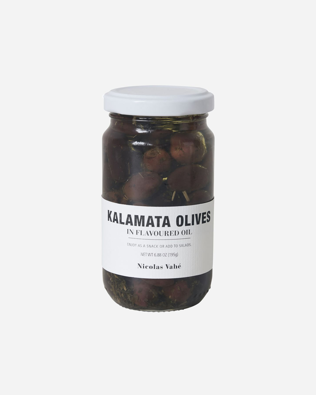 Kalamata Olives, in flavoured oil, 195 g.