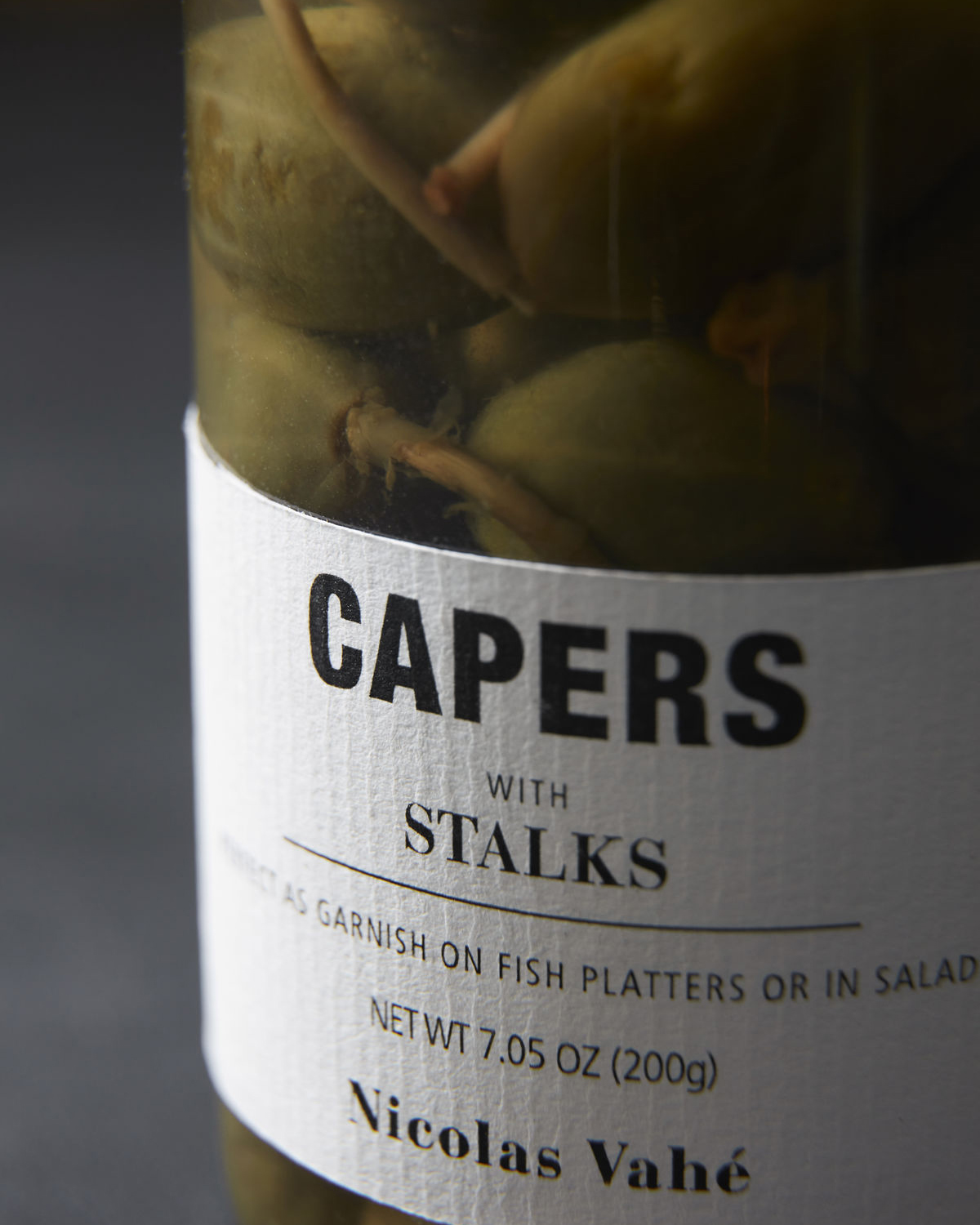 Capers, with stalks, 200 g.