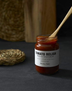 Tomato relish, pickled vegetables, 160 g Tomato relish, pickled vegetables, 160 g.