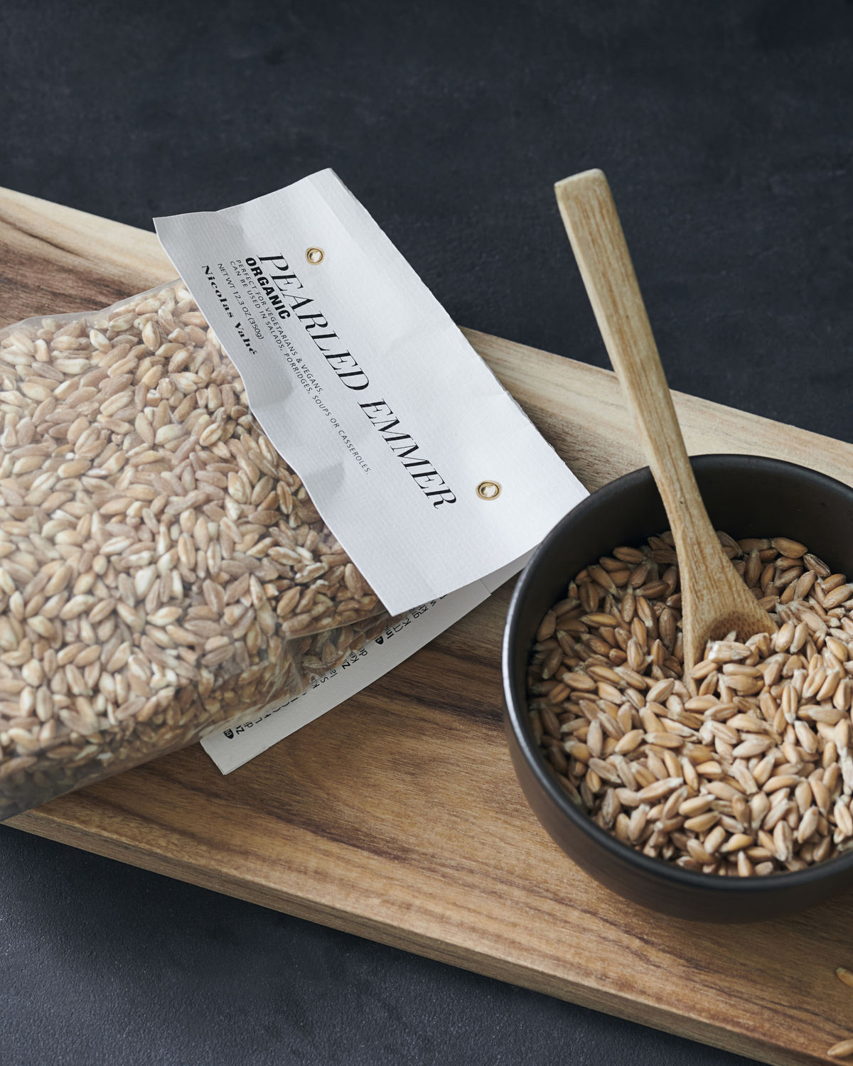 Organic Pearled Emmer, 350 g Organic Pearled Emmer, 350 g.