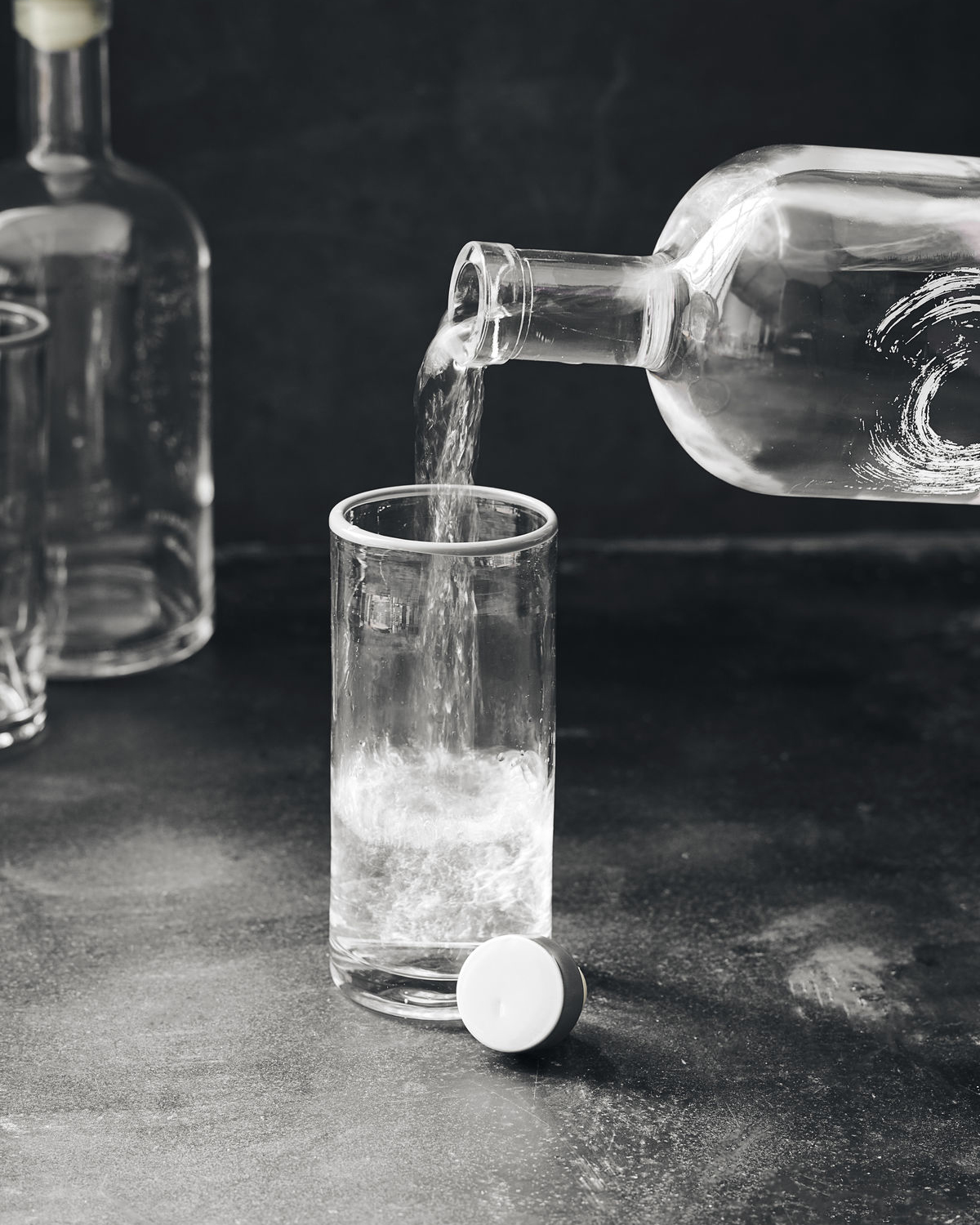 Bottle w. lid, Still, Clear, 1000 ml Bottle w. lid, Still, Clear, 1000 ml.