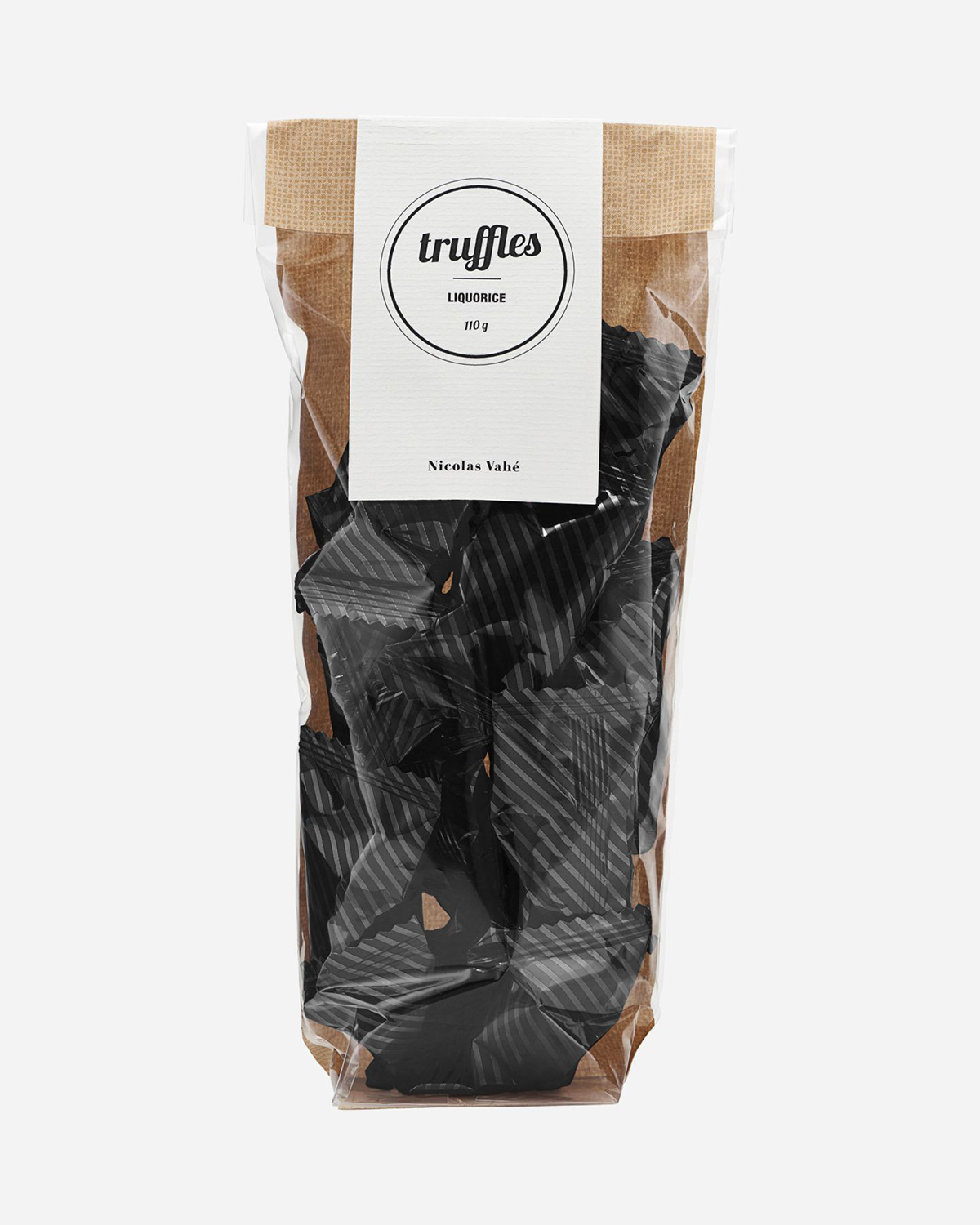 Chocolate Truffle w. Liquorice, 110 g.
