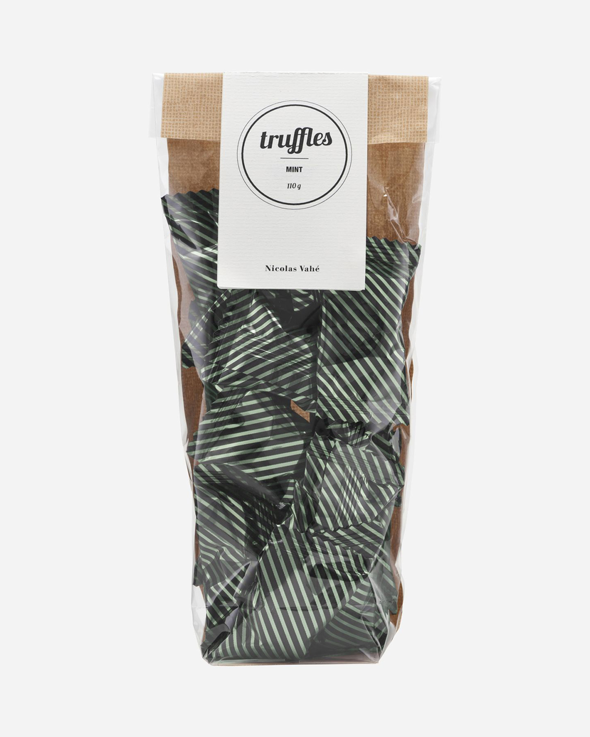 Chocolate Truffle w. Mint, 110 g.