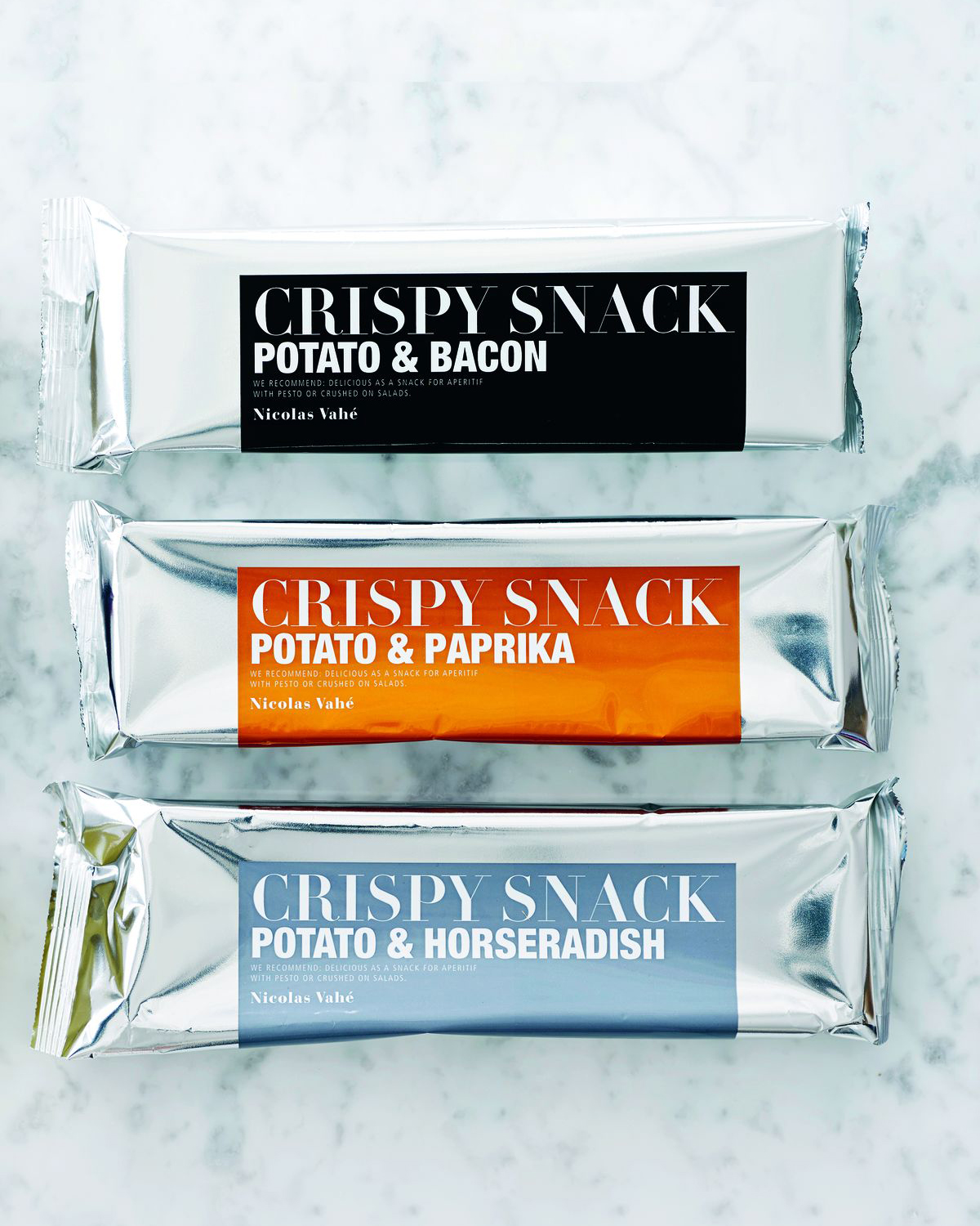 Crispy snack, Potato & Horseradish, 75 g Crispy snack, Potato & Horseradish, 75 g.