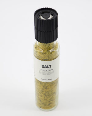 Salt, Lemon & Thyme, 320 g Salt, Lemon & Thyme, 320 g.