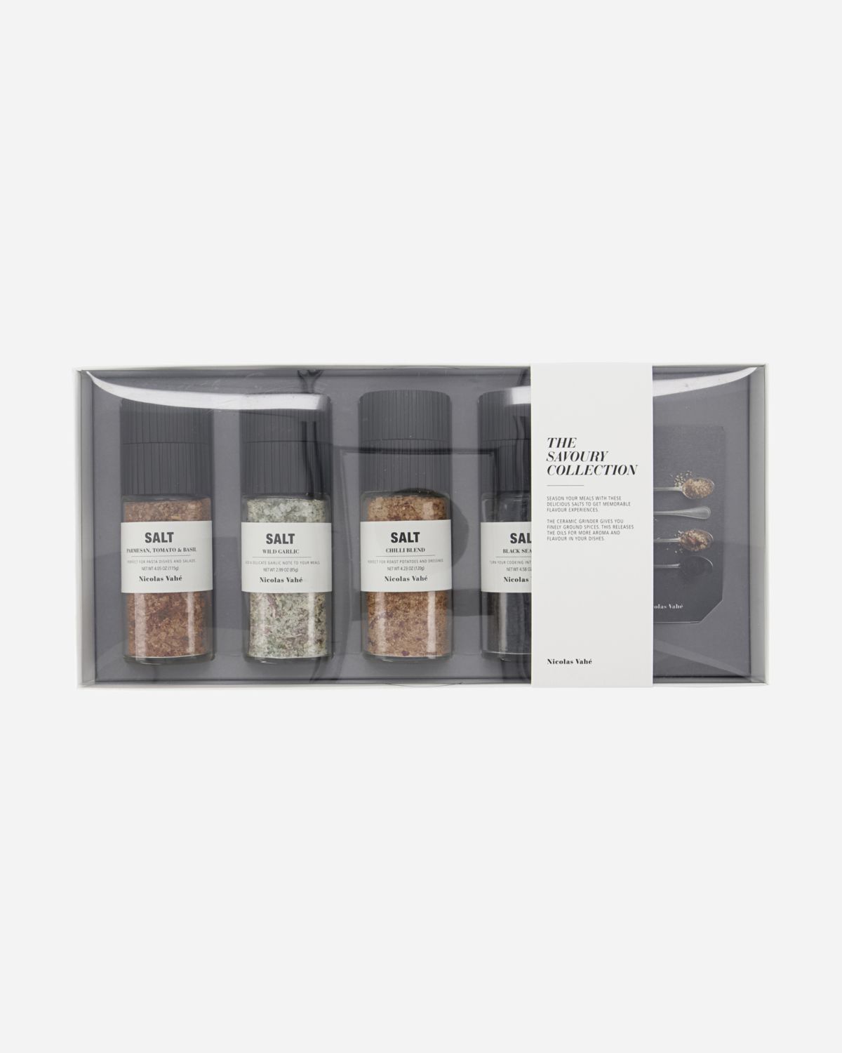Gift box, Nicolas Vahé Savoury, 130 g., 85 g., 120 g., 115 g.