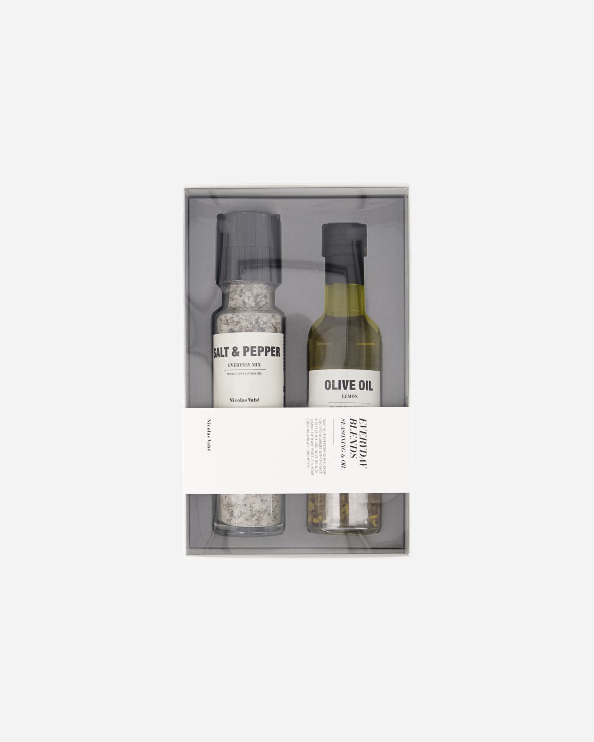 Gift box, Nicolas Vahé Everyday blends - Seasoning & oil, 310 g., 25 cl.