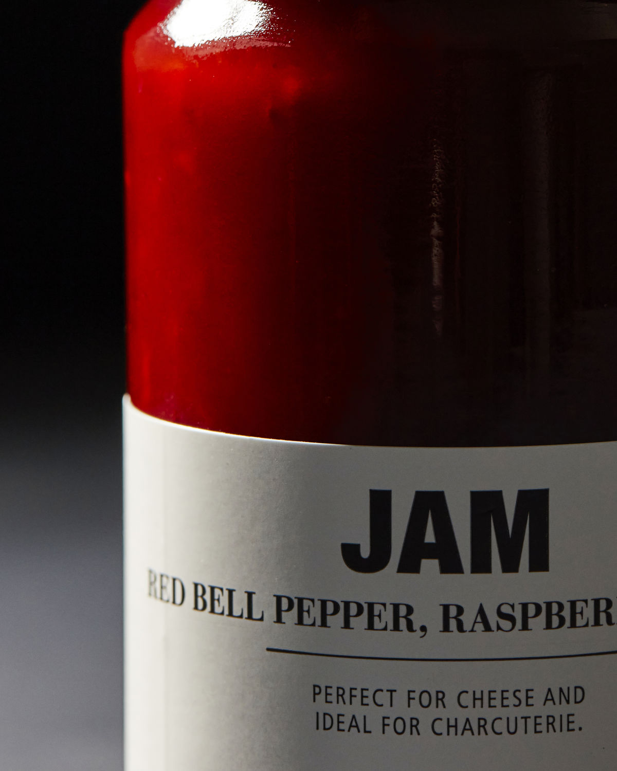 Jam, Red bell pepper, Rasberry & chilli, 240 g.