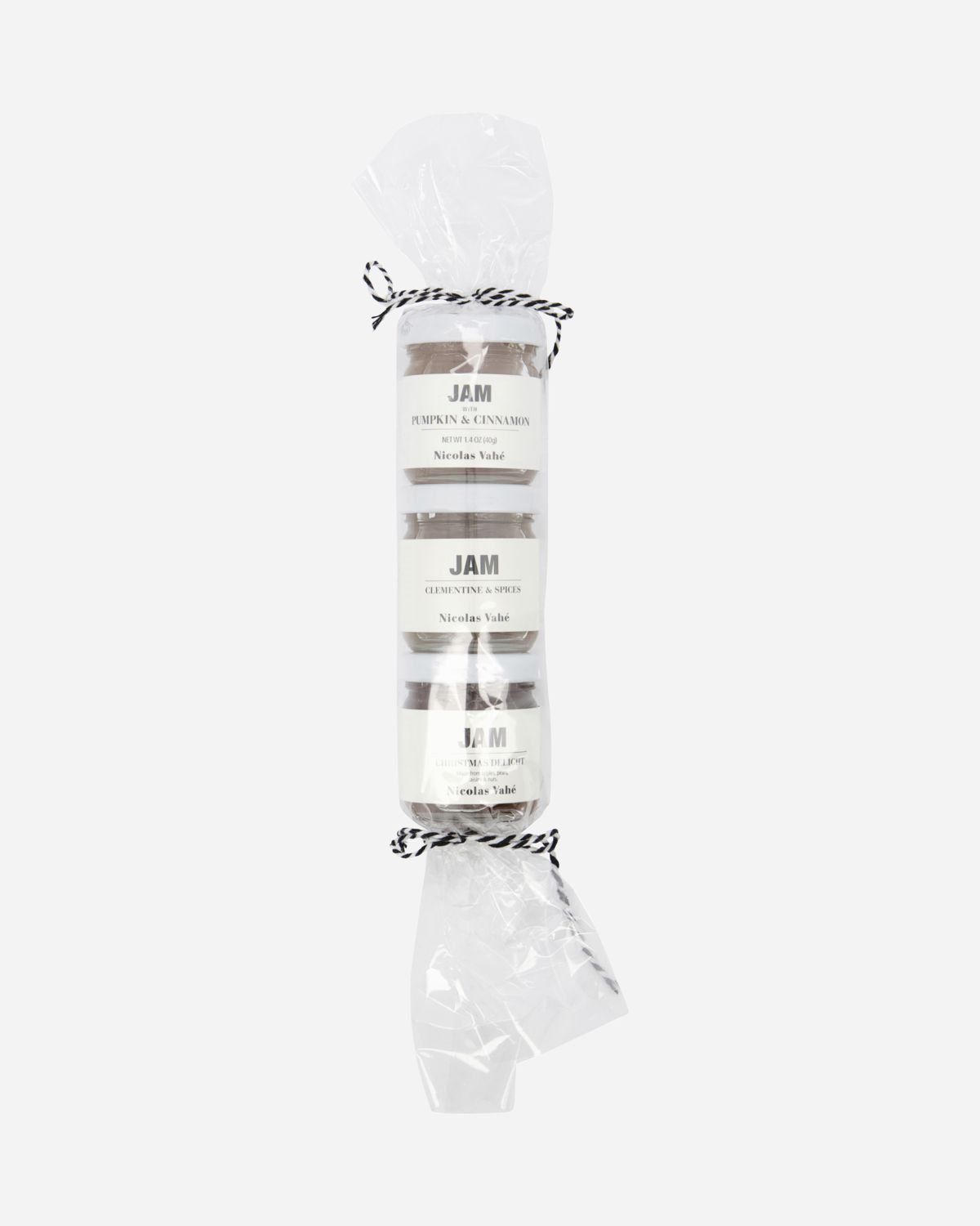 Jam, Christmas Delight, Clementines & Spices, Pumpkin & Cinnamon, 3 x 40 g.